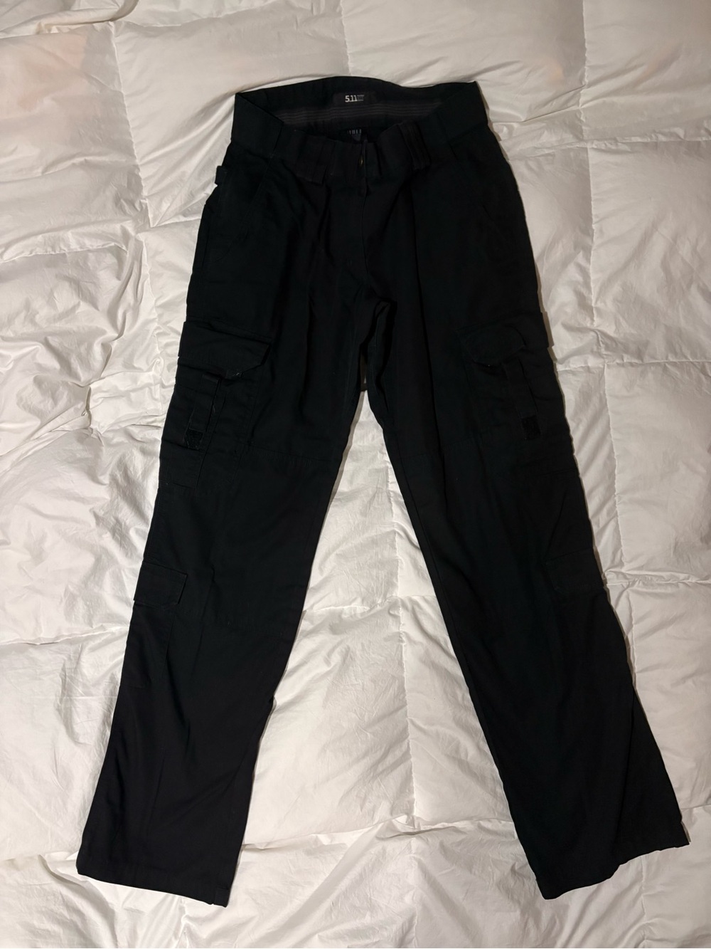 5.11 Tactical Women’s Black Cargo Pants with Multiple Pockets